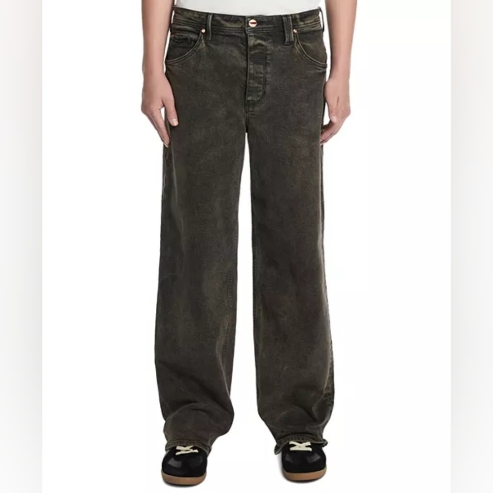 VAYDER Men's Wide Leg Luxury Designer Jeans In Dawson 34x33 $385 NWT Made In USA